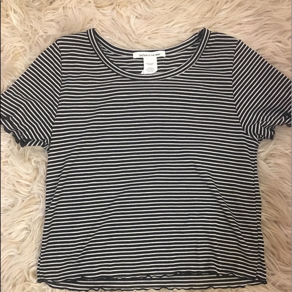 Ribbed Stripped Shirt